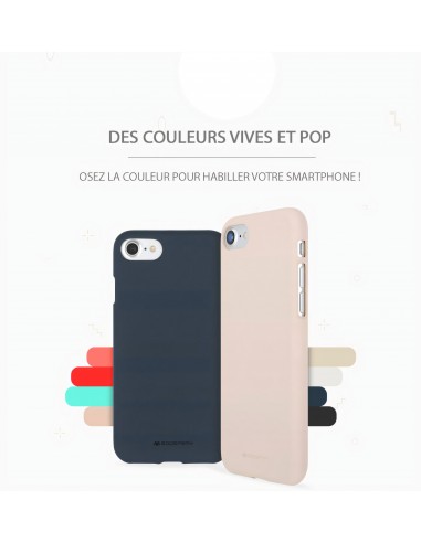 Coque silicone noire Galaxy S22 - Soft Feeling Mercury