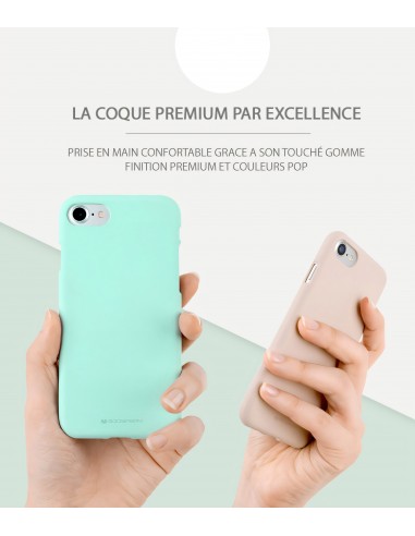 Coque silicone noire Galaxy S22 - Soft Feeling Mercury