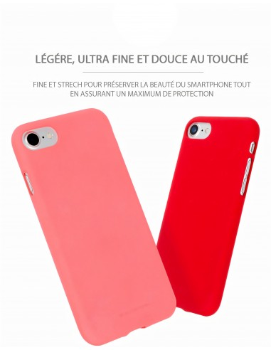 Coque silicone noire Galaxy S22 - Soft Feeling Mercury