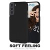 Coque silicone noire Galaxy S22 - Soft Feeling Mercury