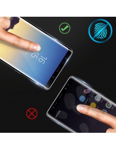 Film en verre trempé Galaxy Note 8 Noir GUARD 2