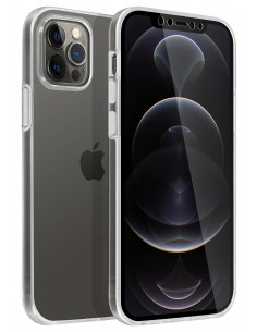 Coque silicone iPhone 12 et iPhone 12 Pro intégrale Transparente 2