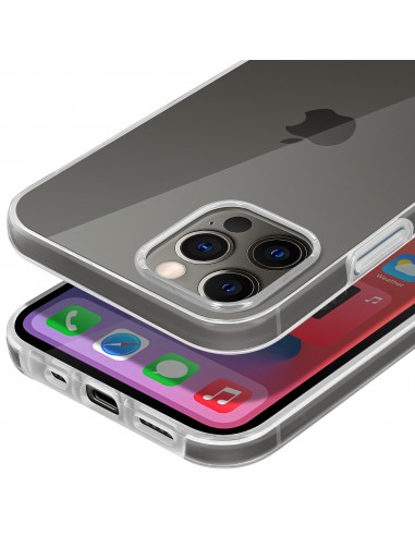 Coque silicone iPhone 12 et iPhone 12 Pro intégrale Transparente