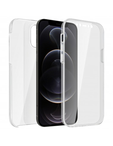 Coque silicone iPhone 12 et iPhone 12 Pro intégrale Transparente