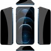 Film en verre trempé iPhone 12 et 12 Pro Anti-espion Privacy Noir