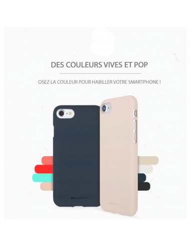 Coque silicone iPhone 13 Pro Soft feeling Rose JAYM®