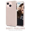 Coque silicone iPhone 13 Pro Soft feeling Rose Sable JAYM®