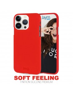 Coque silicone iPhone 13 Pro Soft feeling Rouge JAYM®