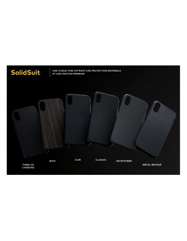 Coque Rhinoshield iPhone 13 Solidsuite Classic Noir