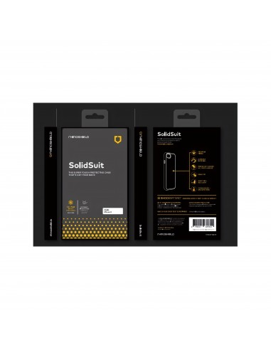 Coque Rhinoshield iPhone 13 Solidsuite Classic Noir