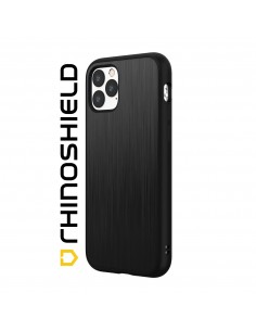 Coque Rhinoshield iPhone 13 Solidsuite Métal brossé Noir