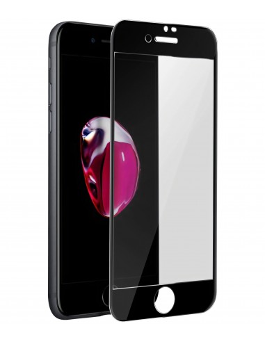 Film en verre trempé 5D iphone 7, iphone 8 et iPhone SE 2020 Noir