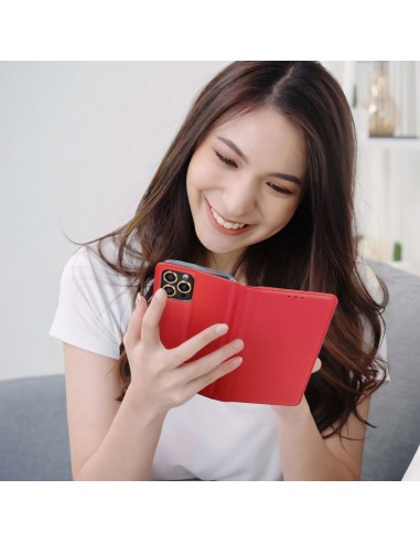 Etui iPhone 12 Mini Smart Case book Rouge
