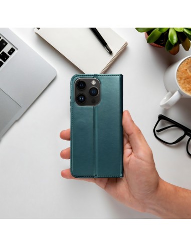 Etui iPhone 11 Pro Smart Magnetique vert foncé