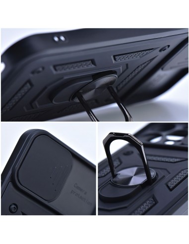 Coque antichocs IPHONE 14 Hybride SLIDE ARMOR noir