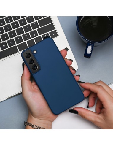 Coque SILICONE Galaxy S23 Ultra bleu