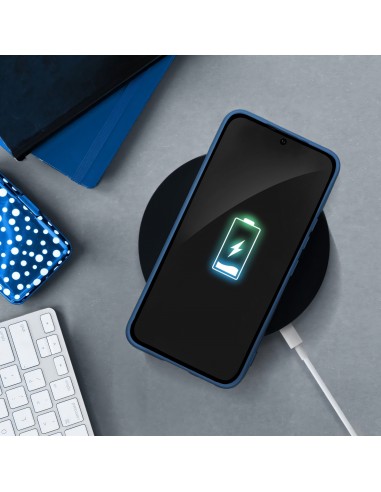 Coque SILICONE Galaxy S23 Ultra bleu