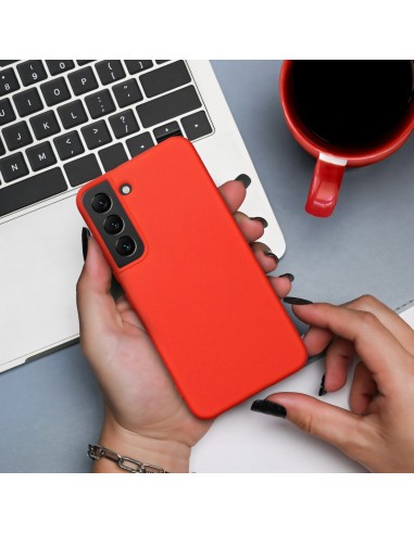 Coque SILICONE Galaxy S23 Ultra orange