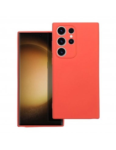 Coque SILICONE Galaxy S23 Ultra orange