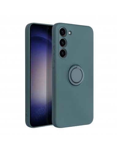 Coque SILICONE Galaxy S23 PLUS avec anneau vert