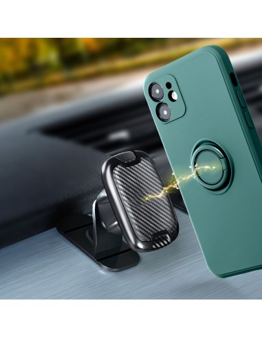 Coque SILICONE Galaxy S23 PLUS avec anneau vert