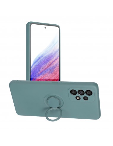 Coque SILICONE Galaxy S23 PLUS avec anneau vert
