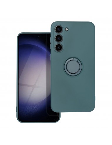 Coque SILICONE Galaxy S23 PLUS avec anneau vert