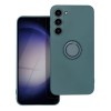 Coque SILICONE Galaxy S23 PLUS avec anneau vert