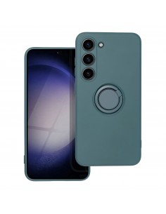 Coque SILICONE Galaxy S23 avec anneau vert 2