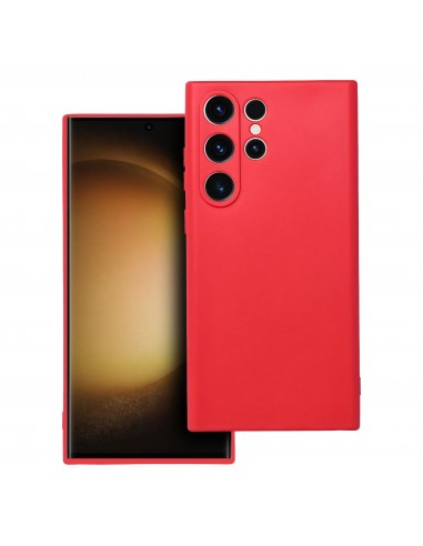 Coque Silicone Galaxy S23 Ultra SOFT Rouge