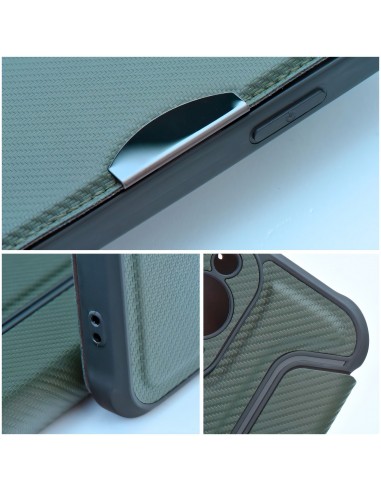 Etui XIAOMI 12 Lite Razor Book vert foncé