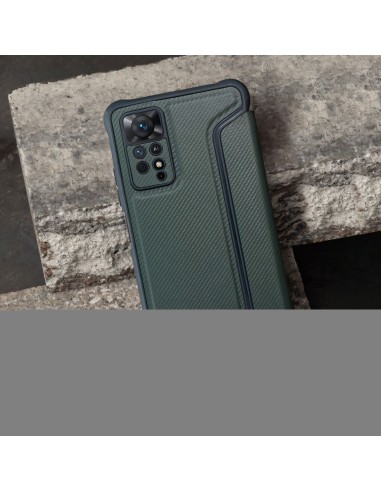 Etui XIAOMI 12 Lite Razor Book vert foncé