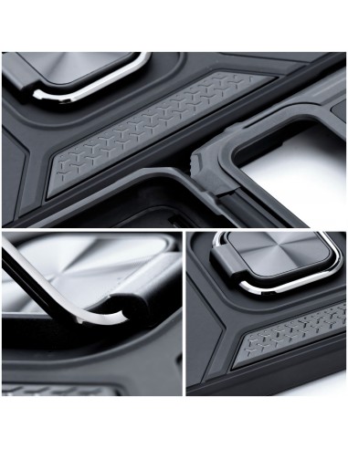 Coque antichocs IPHONE 14 PRO MAX Hybrid avec anneau aimanté NITRO noir