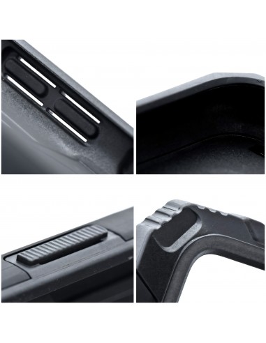 Coque antichocs IPHONE 14 PRO MAX Hybrid avec anneau aimanté NITRO noir