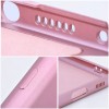 Coque iPhone 14 PRO MAX Style Métal Rose