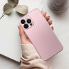 Coque iPhone 14 PRO MAX Style Métal Rose