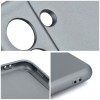 Coque iPhone 14 PRO MAX Style Métal Gris