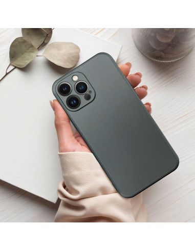 Coque iPhone 14 PRO MAX Style Métal Gris