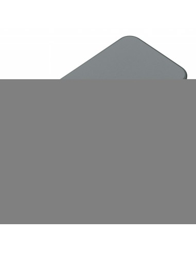 Coque iPhone 14 PRO MAX Style Métal Gris