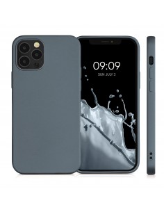 Coque iPhone 14 PRO MAX Style Métal Gris