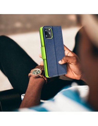 Etui Fancy Book pour XIAOMI Redmi 10 5G Bleu marine