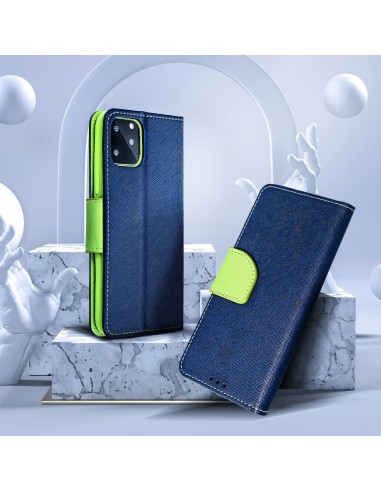 Etui Fancy Book pour XIAOMI Redmi 10 5G Bleu marine