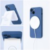 Coque Silicone Mag Cover pour iPhone 12 PRO MAX bleu