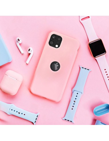 Coque SILICONE PREMIUM pour iPhone 14 Pro Rose