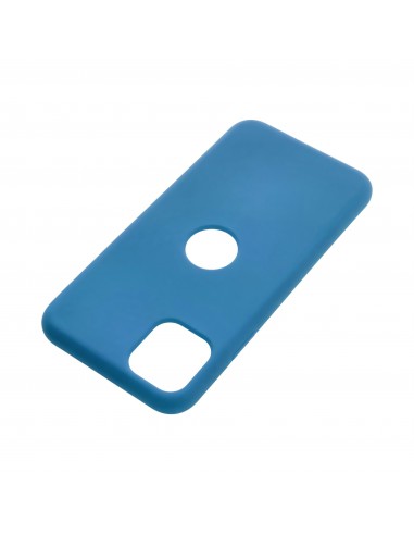 Coque SILICONE PREMIUM pour iPhone 14 bleu