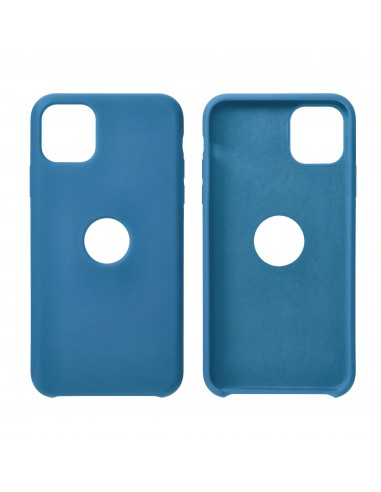 Coque SILICONE PREMIUM pour iPhone 14 bleu