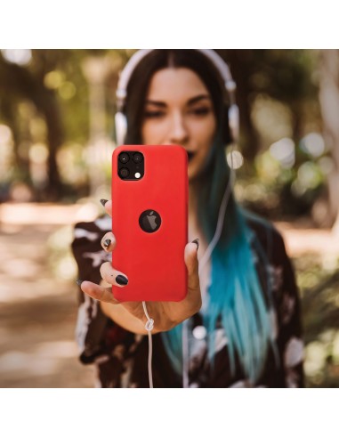 Coque SILICONE PREMIUM pour iPhone 14 Rouge