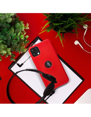 Coque SILICONE PREMIUM pour iPhone 14 Rouge