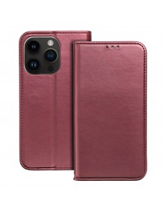 Etui iPhone 11 PRO Smart Magnetique Bordeau 2