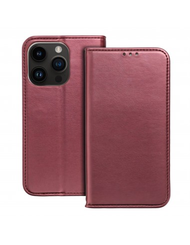 Etui iPhone 11 PRO Smart Magnetique Bordeau